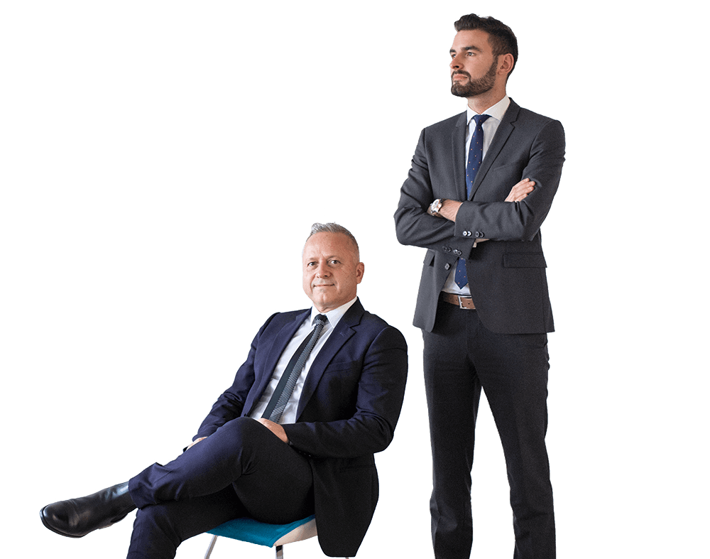 Gorazd Grjol and Edvard Vidmar portrait