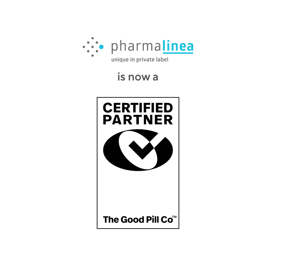 PharmaLinea has received a certification for high quality manufacturing by THE GOOD PILL Co