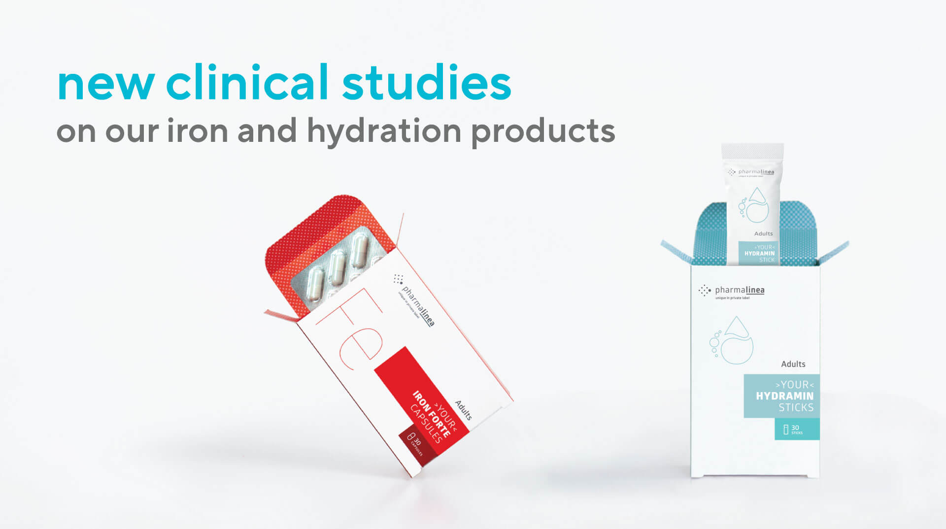 New clinical studies on our nutraceutical products.